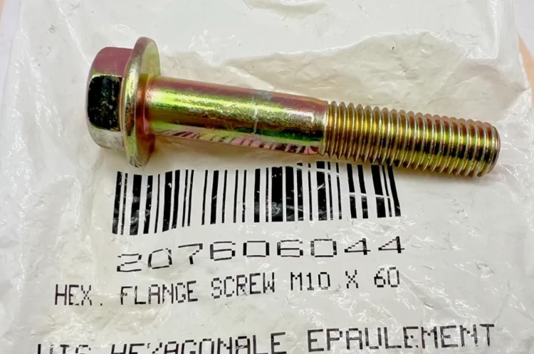 207606044 SCREW-HEX.FLANGE DIN.6921 Болт M10 X 60, фото 1
