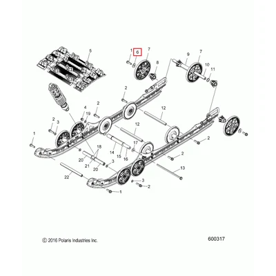 7556490 Шайба Polaris WASHER, SPRING