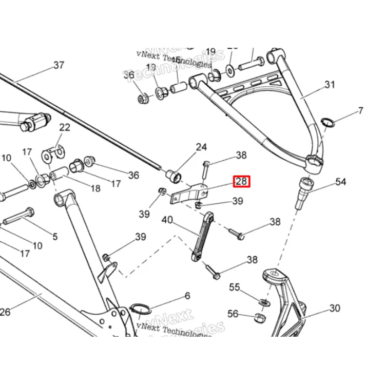 505073176 Кронштейн стабилизатора Ski-Doo, фото 1
