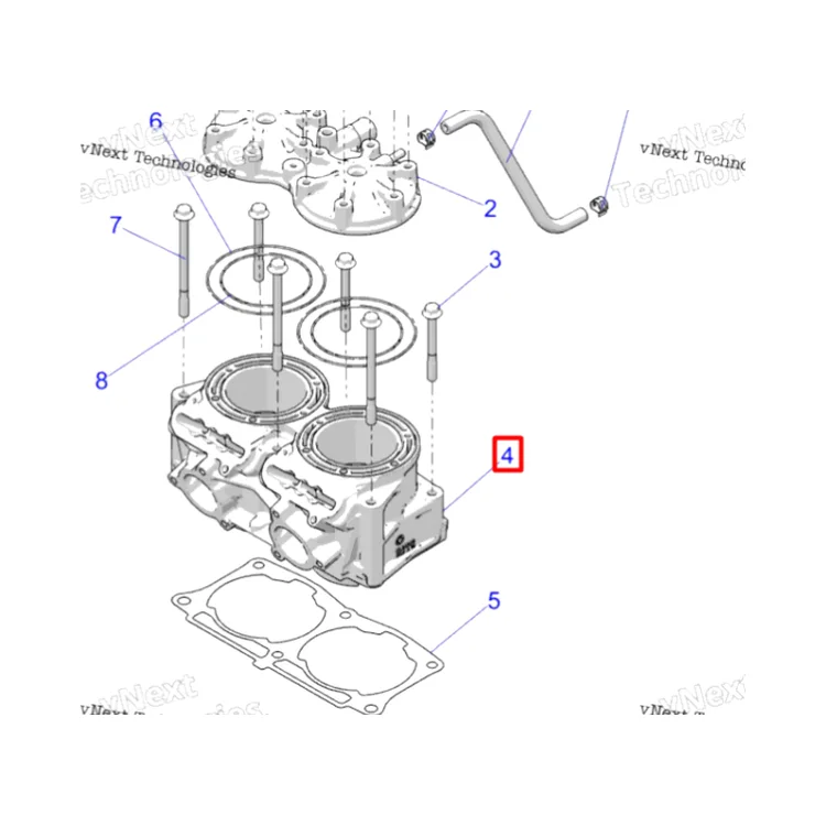 3023972 Цилиндр 9R Polaris, фото 1