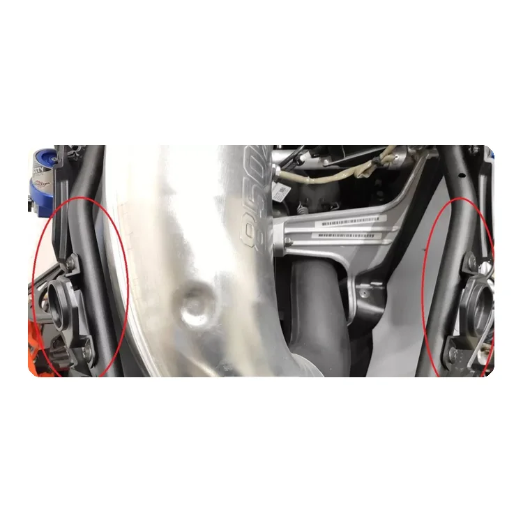 Крепежные площадки боковых облицовок Voevoda для Polaris 850 PRO RMK Khaos SLASH (Платформа Matryx 2021-*) 5456750, 5456749, фото 2