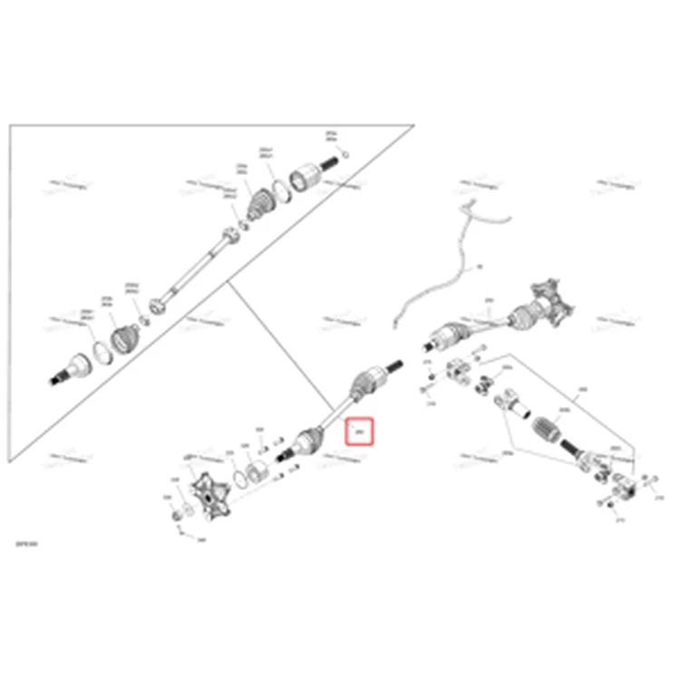 Схема сборки (отмечена позиция детали)
