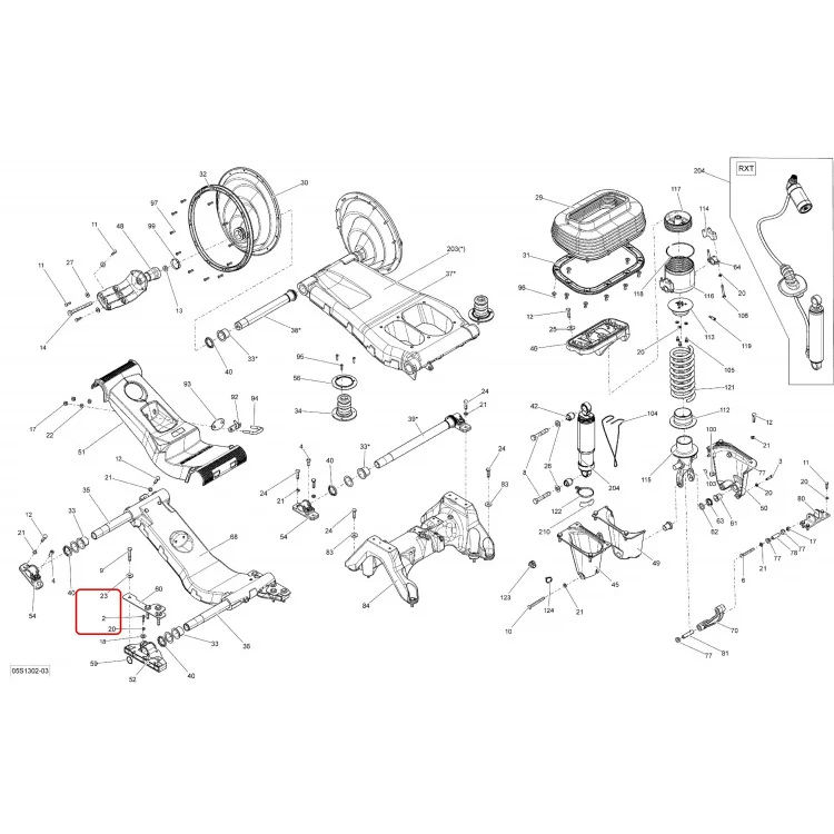 Схема узла (отмечена позиция детали)