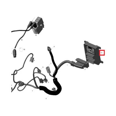  Блок управления двигателем V-800 Ski-Doo ELECTRONIC BOX 420665912