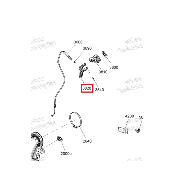 512061544 Курок дросселя G5 Ski-Doo THROTTLE ASSY , фото 1