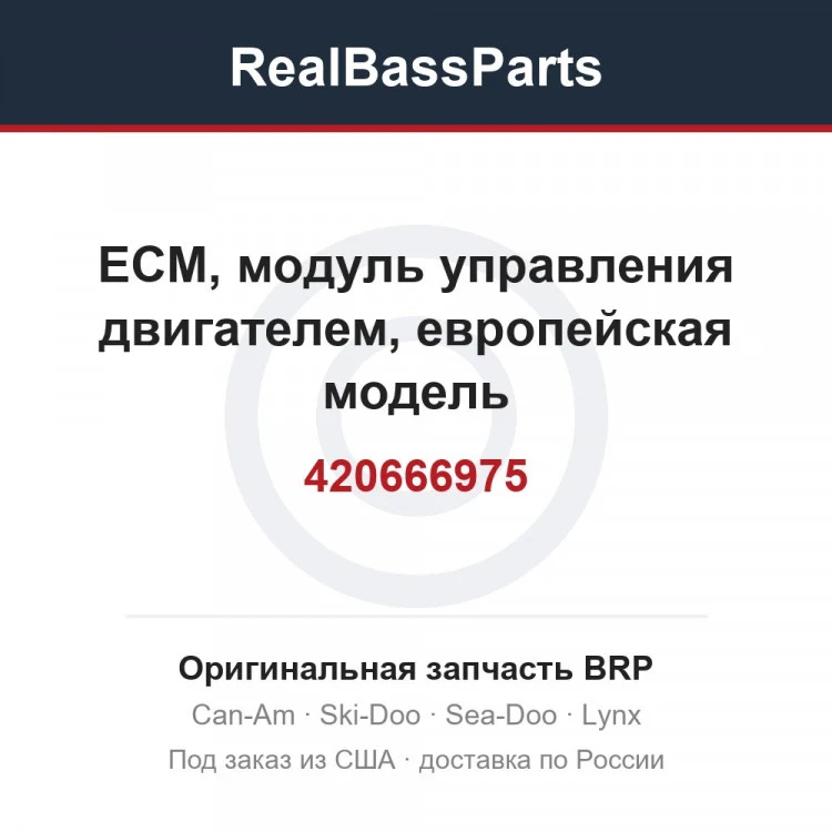 Оригинальная запчасть BRP
