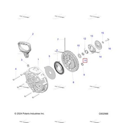 3023302 Проставка ручной стартер