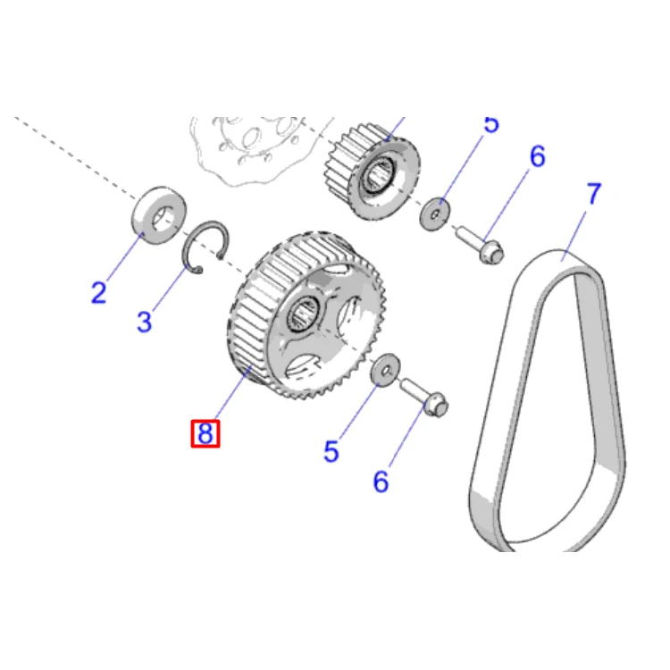3222340 Шестерня QD2 50 Polaris, фото 2