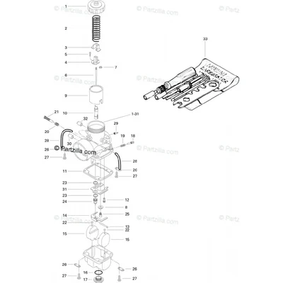 404101200 GICLEUR MJ 300 *JET-MAIN 300  Жиклер