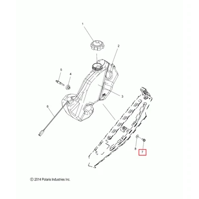 7519112 Болт Polaris