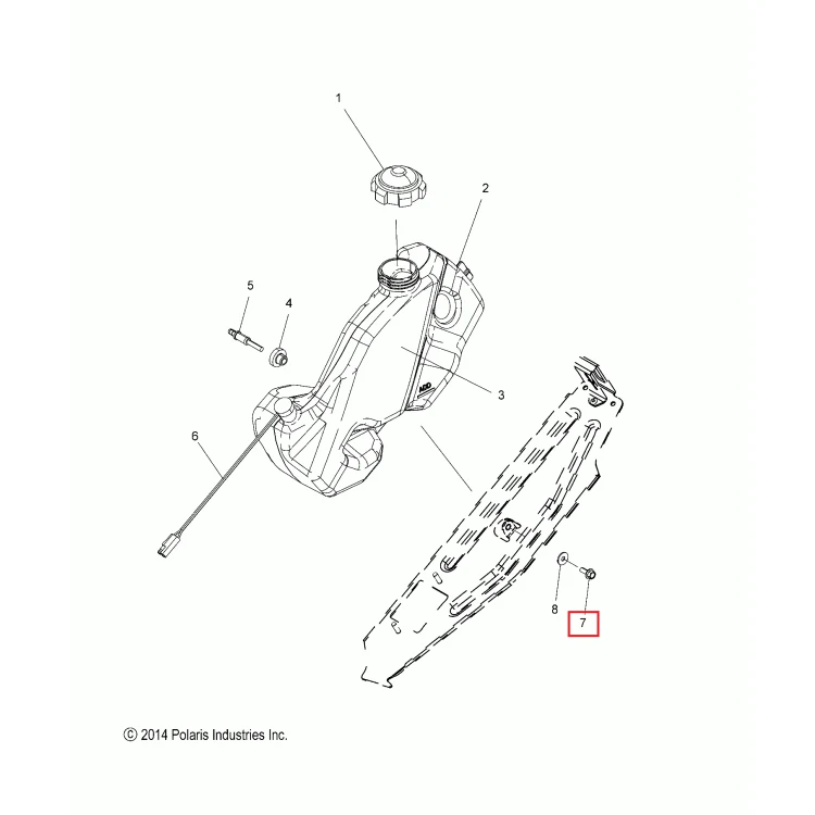 7519112 Болт Polaris, фото 1