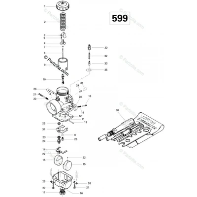 404101300 GICLEUR MJ 320 *JET-MAIN 320  Жиклер