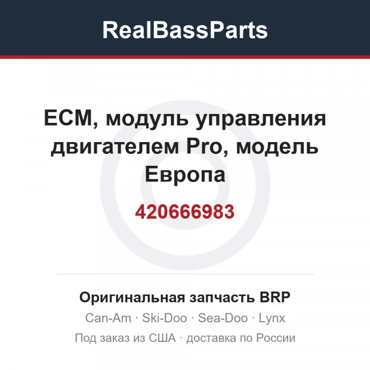 Оригинальная запчасть BRP
