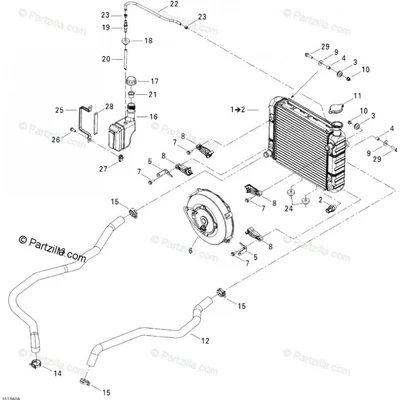 709200158 VENTILATEUR ASS*FAN-ASSY.  Вентилятор системы охлаждения