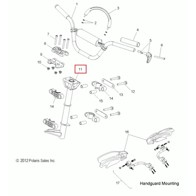 1823576-329 1824184-329 Вал рулевой PRO Polaris 