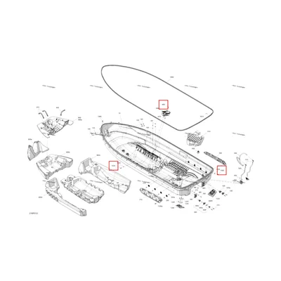 Шестигранный Sems винт M6 X30 Sea-Doo GTR 300 X (2026) (250001183)