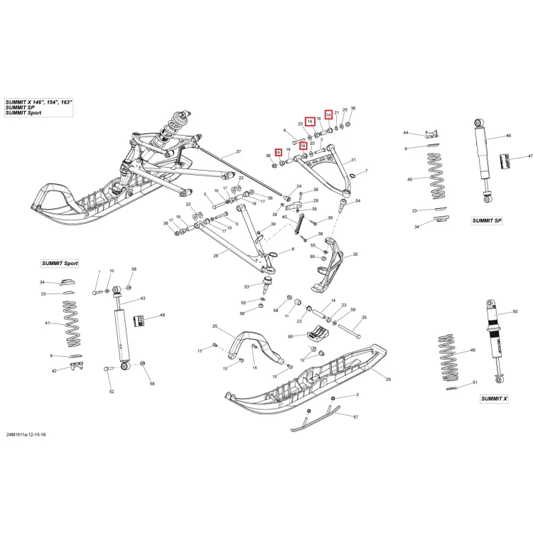 505072250 Втулка рычага верхнего Ski-Doo (505073329), фото 1