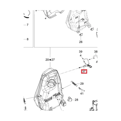 514054856 Датчик температуры выхлопных газов Ski-Doo TEMPERATURE SENSOR