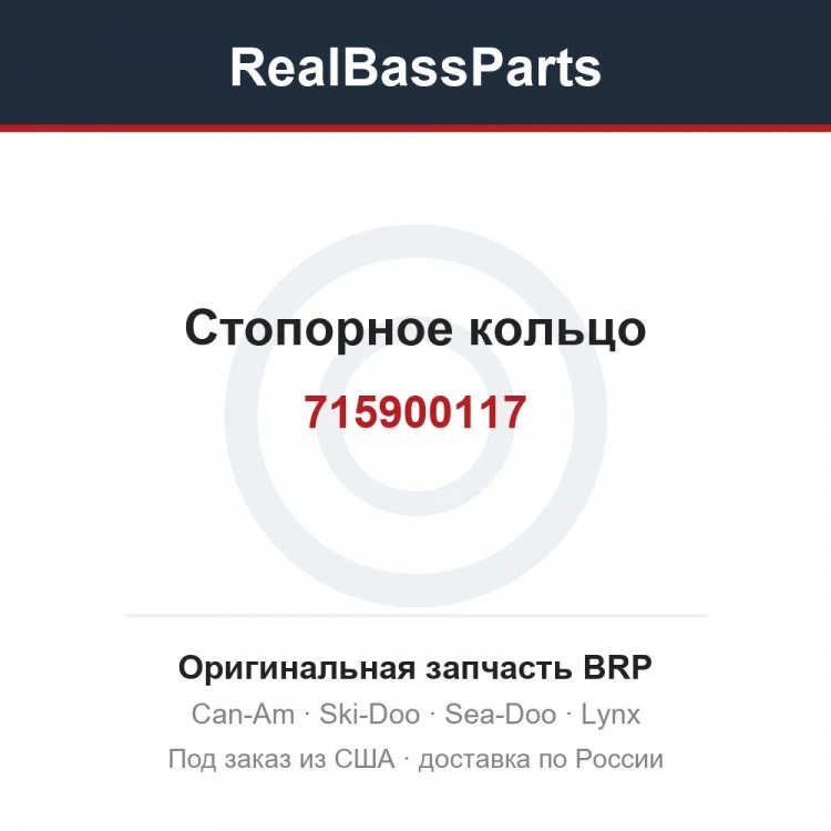 Оригинальная запчасть BRP