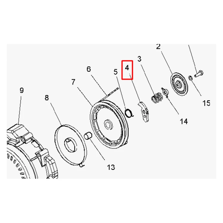 5247844 Храповик собачка ручного стартера для снегоходов Polaris RMK/AXYS, фото 1