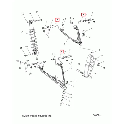 Втулка рычага AXYS Polaris BUSHING-PIVOT 5451498