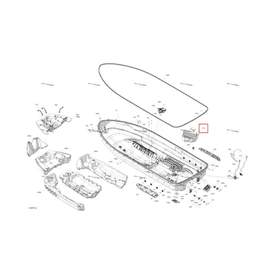 Поролон опора Sea-Doo GTR 300 X (2026) (292002785)
