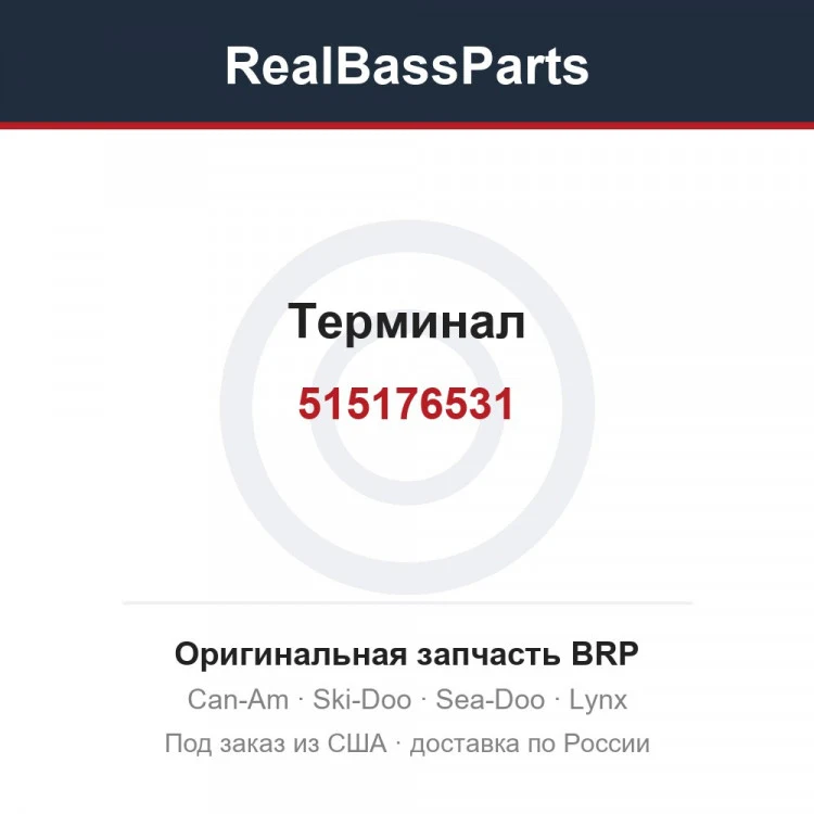 Оригинальная запчасть BRP