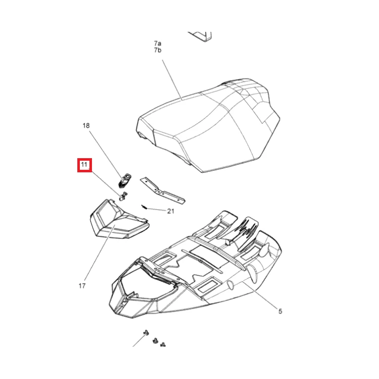 Замок Ski-Doo LOCK 510005416, фото 1