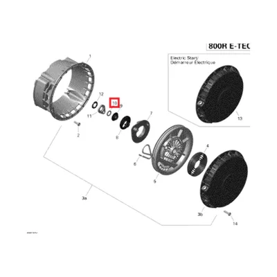 420250407 Кольцо собачки стартера Ski-Doo O-RING 