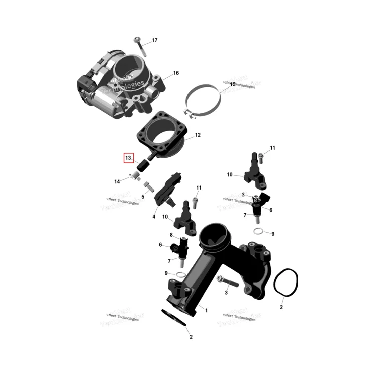 Схема сборки (отмечена позиция детали)