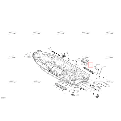 Радиатор поплавок Sea-Doo GTX 230 (2023) (292002011)
