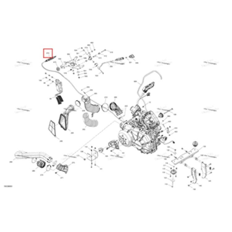 Схема сборки (отмечена позиция детали)