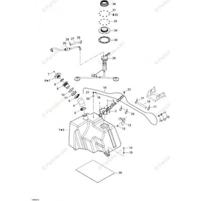 291001956 RONDELLE COAUT *RUBBER WASHER