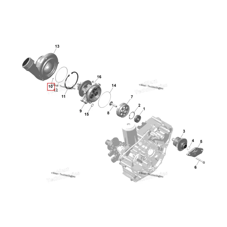 Схема сборки (отмечена позиция детали)
