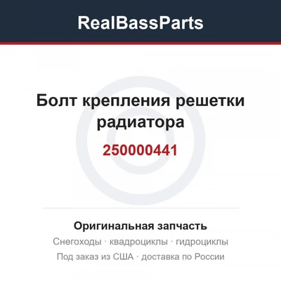 Болт крепления решетки радиатора 250000441