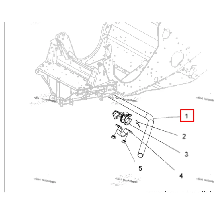 5248794-067 Стабилизатор для снегоходов Polaris WIDETRAK IQ 5248794-067, фото 1