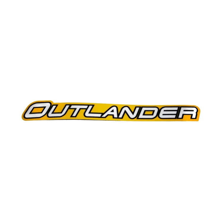 704902743 Наклейка Outlander - на желтом фоне, фото 1