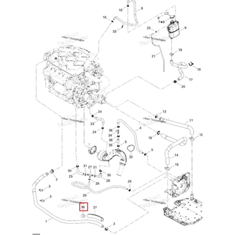 Схема сборки (отмечена позиция детали)
