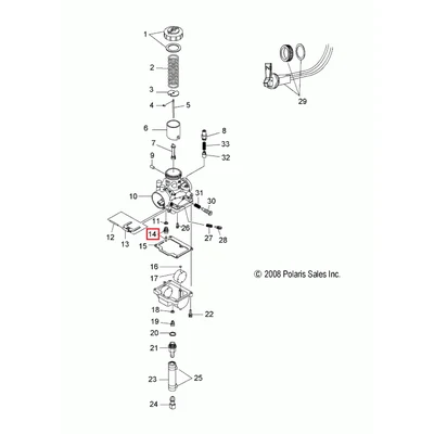 3131146 Клапан Polaris VALVE,NEEDLE,1.5