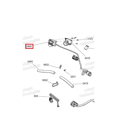 515178305 Кнопка переключения заднего хода Ski-Doo LH SWITCH HOUSING 515177678 515177088 515177615