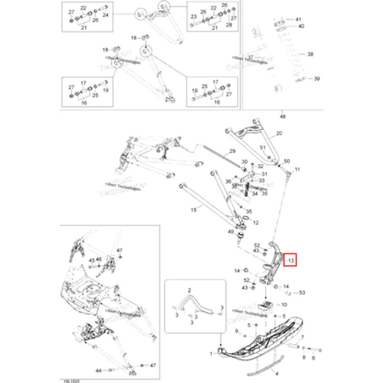 Схема сборки (отмечена позиция детали)