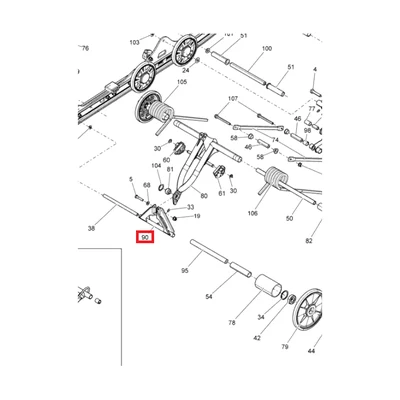 503193699 Рычаг задний Ski-Doo PIVOT ARM 503193149 