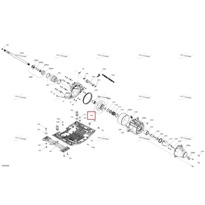 Крыльчатка в сборе включает 1160 to 1160 c Sea-Doo GTX 170 (2023) (267001108)