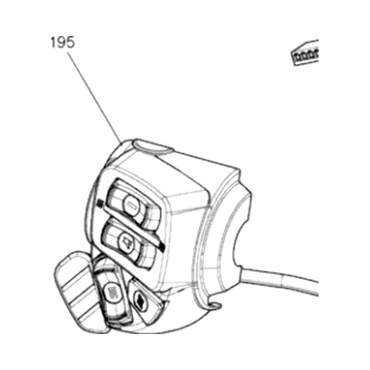 515177509 Блок кнопок Ski-Doo 515176870 515177020, фото 1