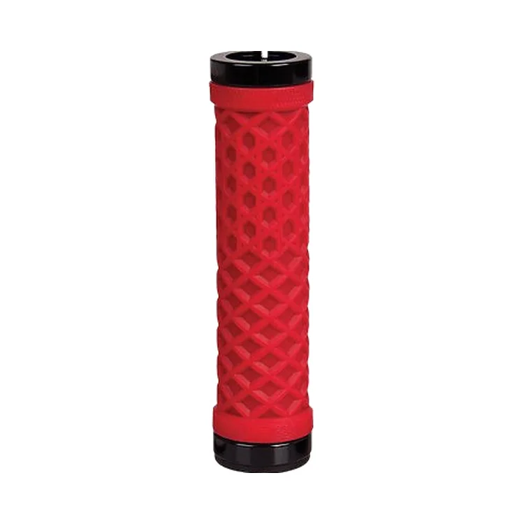 Ручки руля ODI LOCK-ON GRIPS W/ALLOY CLAMPS RED 130MM 59-8769R, фото 1