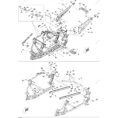 705201214 SUPPORT PLAQUE *PLATE SUPPORT  Стальной кронштейн корпуса, т.м