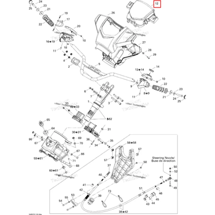 Схема сборки (отмечена позиция детали)