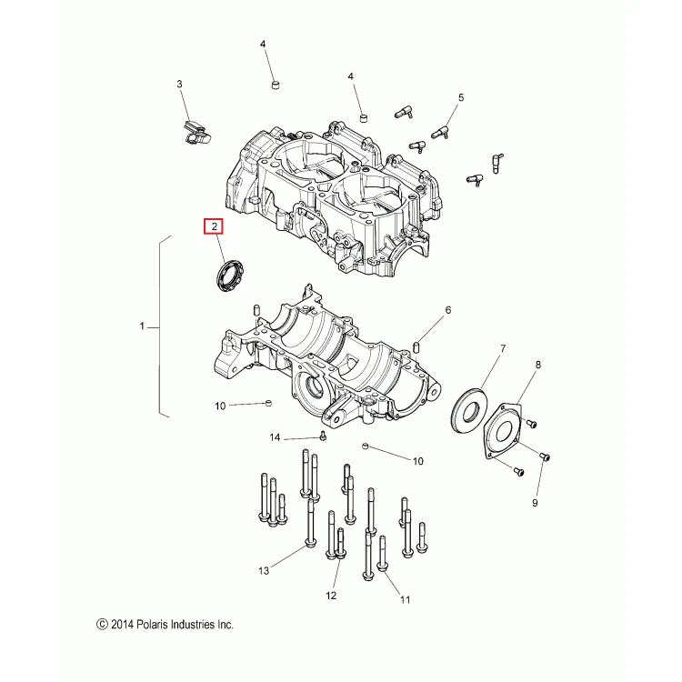 5416911 Сальник Polaris SEAL-FLANGED 35X48X7,MAG HT 5416836 5414096 5416075 5412798 , фото 1