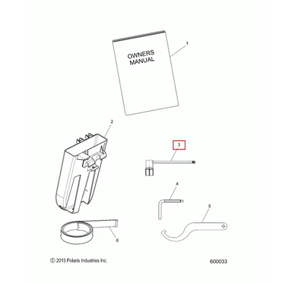 2877678 Ключ свечной Polaris TOOL, SPARK PLUG