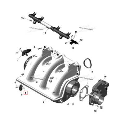 Уплотнительное кольцо Included дюйм прокладка комплект Sea-Doo GTX 170 (2023) (420230463)